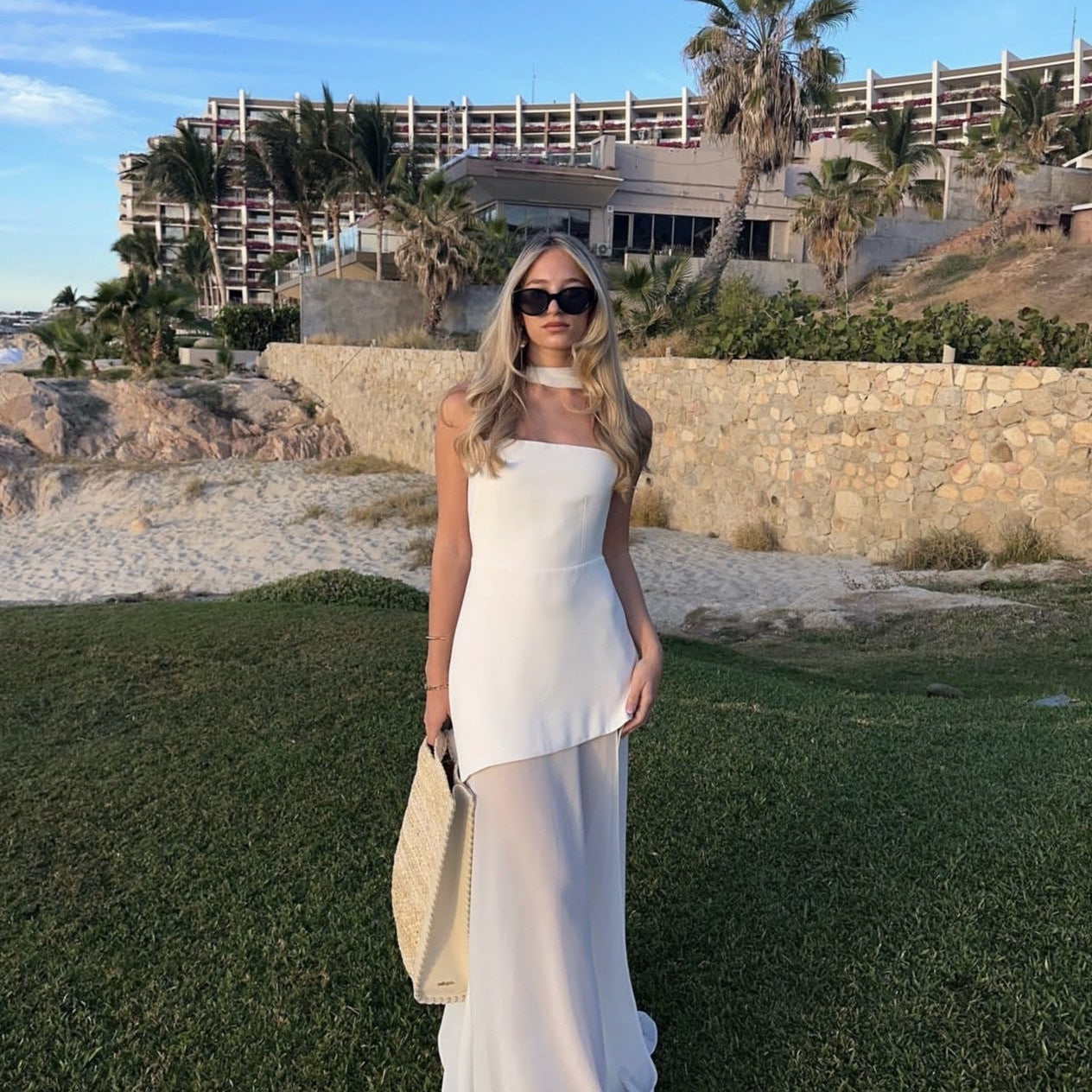 Colette – Strapless Draped Maxi Dress