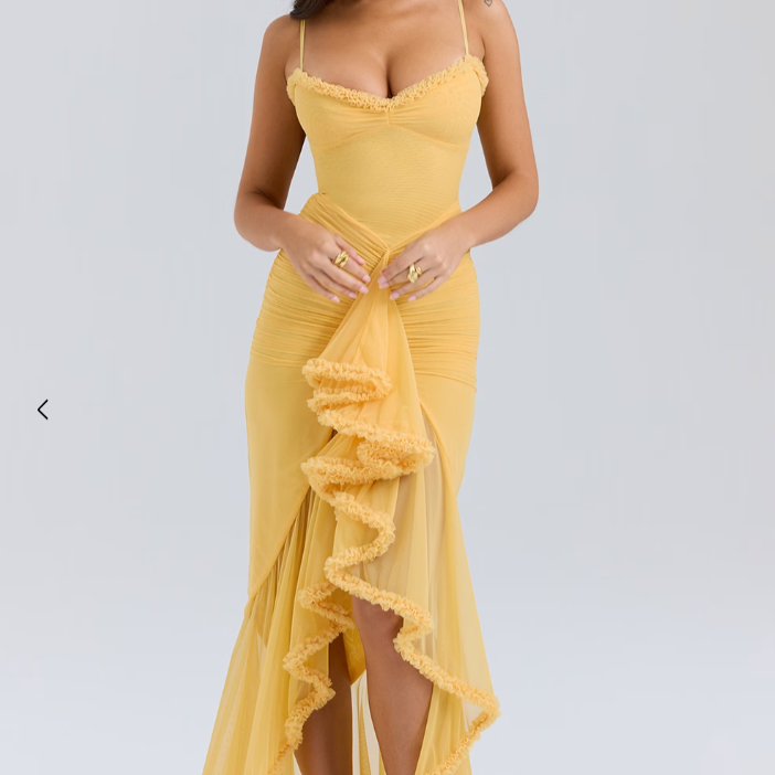 Élodie – Ruffled Corset Gown